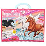 Depesche- Libro da colorare Miss Melody, Create Your Dream Horse, Circa 30,5 x 33 x 1,5 cm, Multicolore, 10898