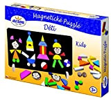 Detoa Magnetic Puzzle Play Board Wooden Toy Shapes Kids