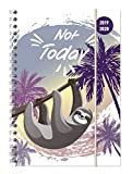 Diario agenda scuola collegetimer „Not today“ 2019/2020 - Spiralata - Settimanale - 224 pagine - 15x21 cm