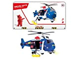 Dickie Toys 201137001 201137001 - elicottero giocattolo con luce e suono, elica a batteria, 41 cm, multicolore