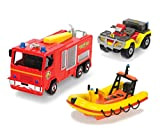 Dickie Toys 203099629401 – Pompiere Sam dreiteiliges Veicolo Set