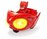 Dickie Toys 203142002 PJ Masks Mission Racer Gufetta - Veicolo ruote libere, pressofuso, luci e suoni, riproduzione della sigla figura ...