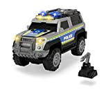 Dickie Toys 203306003 - Macchina SUV giocattolo della Polizia con accessori, modello fuoristrada con portellone posteriore apribile, luci e suoni, ...