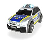 Dickie Toys, 203714013, Volkswagen VW Tiguan R-Line, auto della polizia con luce e suono, auto della polizia, incl. batterie, 25 ...