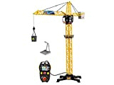 Dickie Toys - Giant Crane Gru Filoguidata, 203462411, + 3 Anni, 100 Cm, Telecomandata, A Batteria