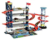 Dickie Toys Parking Garage Kit Gioco Autorimessa, 4 Piani, Ascensore, 4 Veicoli Die-Cast, 1 Elicottero, Luce & Suono, Multicolore, 87 ...