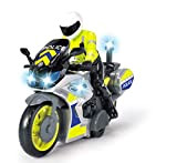 Dickie Toys – Polizia Moto – Giocattolo Moto con Personaggio Poliziotto per Bambini dai 3 Anni in su, con Luce ...