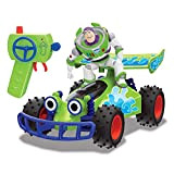 Dickie Toys Simba Rc Toy Story Buggy 1:24, Cm.20 con Personaggio di Buzz, 2 Canali, Singolo, Multicolore, 203154000