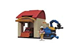 Dickie Toys The Builder 203133011 - Set da gioco "Bob der Baumeister Garag", con molte funzioni, il portavivande Buddel, 10 ...