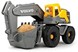 Dickie Toys Volvo 203724003 - Sabbiera con pala mobile e braccio per pala, cantiere, giocattoli, escavatore, cabina aperta girevole, 26 ...