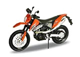 DieCast Modello Moto KTM 690 Enduro Arancione Metallo Welly Modello Moto 1:18