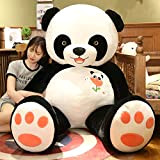 DIMPI 60-130 cm Gigante Bambola Panda Abbraccio Bambola Rag Bambola Giocattolo di Regalo di Compleanno di Oversize Ragazzi di Compleanno ...