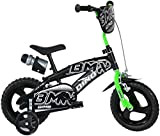 Dino Bikes Bicicletta 12" BMX Nero-Verde - Bici Bambino