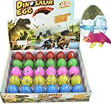 Dino Dinosaur Dragon Eggs, 30 Pezzi Giocattolo a Forma di Dinosauro per Bambini Che crescono a Forma di Drago, Crepa ...