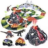 DINO SONO Autennbahn vulcano dinosauro giocattolo a partire da 3 4 5 6 7 anni ragazzi Magic Tracks Dino Track ...