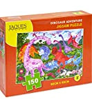 DINOSAUR ADVENTURE - Puzzle Jaques London per bambini - Puzzle da 150 pezzi per bambini - consigliato - puzzle per ...