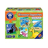 Dinosaur Opposites - Puzzle educativo, 20 puzzle da 2 pezzi, per bambini da 3 a 6 anni