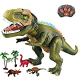 Dinosauro telecomandato Giocattolo - Giochi Animali Drago Giocattolo Dinosauro T-Rex Realistico Robot dinosauro con Luce LED - Giocattoli per bambini ...
