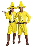 DISGUISE Curious George Adult Person in The Yellow Hat Fancy Dress Costume Large/X-Large
