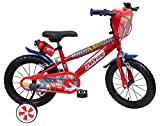 Disney Bicicletta 14" Cars 3, Bambino, Rosso