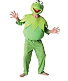Disney - Costume da Kermit dei Muppets, Bambino, 7-8 Anni, Taglia: L