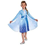 Disney Costume Elsa Frozen 2 Classico Bambina, Vestito Ufficiale Frozen Bambine Taglia XS