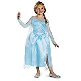 Disney Costume Elsa Frozen Classico Bambina, Vestito Ufficiale Frozen Bambine Taglia XS