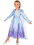Disney Costumi Vestito per Ragazze Frozen Blu 3-4 anni