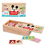 Disney – Domino in legno per bambini, gioco da tavolo per bambini 2 3 4 anni – Gioco di memoria ...