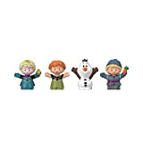 Disney Frozen- Little People 4 Personaggi, Elsa, Anna, Olaf, e Kristoff, Giocattolo per Bambini 18 + Mesi, GMJ13
