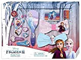 Disney Frozen, set di 20 pezzi di capelli e spazzola 2 set di cosmetici e gioielli (Kids 8435507822930)