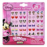 Disney Minnie Mouse Bow-tique Kids 24-pair Sticker Earrings by Disney