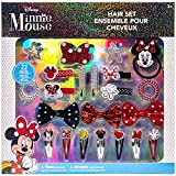 Disney Minnie Mouse - Townley Girl Kit d'accessoires pour cheveux|Coffret cadeau pour tout-petits filles|À partir de 3 ans (22 pièces)