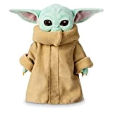Disney Peluche di Grogu Store, Star Wars: The Mandalorian, 25 cm/9", peluche di Grogu con la classica veste e dettagli del ...