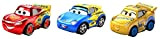 Disney Pixar Cars Mini Racers, Assortimento da 3 Macchinine, Giocattolo per Bambini 3+ anni, GKG01, modelli /colori assortiti