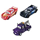 Disney Pixar Cars- Saetta McQueen, Mater e Bobby Swift Cambia Colore, Confezione da 3 Cars The Movie Giocattolo per Bambini ...
