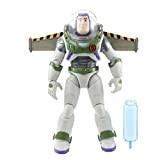 Disney Pixar Lightyear - Buzz Lightyear Decollo Galattico, personaggio grande e snodato, con jetpack e scia di vapore, giocattolo per ...