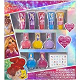 Disney Princess - Townley Girl Set trucco per ragazze con adesivi per unghie smalto lucidalabbra - 11 pezzi|Perfetto per feste ...