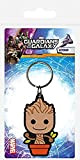 Disney RK38391C Guardians of The Galaxy-Baby Groot Rubber Keychain, Metal, Multicoloured, 4 x 6 x 1.3 cm