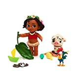 Disney Store Ufficiale Set di personaggi con mini bambola Vaiana collezione Animators