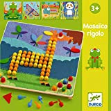 DJECO d'azione e riflessi Giochi Educativi Mosaico rigolo, Multicolore, DJ08136
