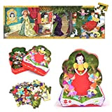 Djeco DJ07259 - Snow white - puzzle a forma per bambini 24 pezzi