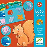 DJECO- Giochi da Tavolo Educativi Loto Animali, Multicolore, DJ08120