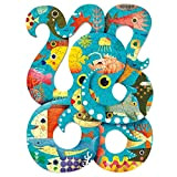 Djeco - Puzzle Art Octopus 350 pezzi, Multicolore (DJ07651)