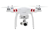 DJI Drone Phantom 3 Standard con Videocamera 12 MP/2,7K, Bianco