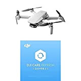 DJI Mini 2 - Ultraleggero e Pieghevole Drone Quadcopter, 3 Assi Gimbal con Camera 4K + Care Refresh (1 Anno) ...