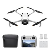 DJI Mini 3 Fly More Combo (con DJI RC), Mini drone con fotocamera leggero e pieghevole con video in 4K ...