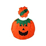 Dmail Costume per Bambini Zucca di Halloween