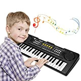 Docam Tastiera per Pianoforte per Bambini, 37 Tasti per Bambini Pianoforte Musicale Regalo Compleanno Giocattoli Educativi Multifunzione Elettronici Portatili per ...
