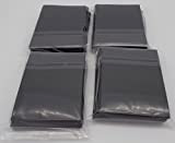 docsmagic.de 4 x 60 Mat Black Card Sleeves Small Size 62 x 89 - YGO CFV - Mini Bustine Nero